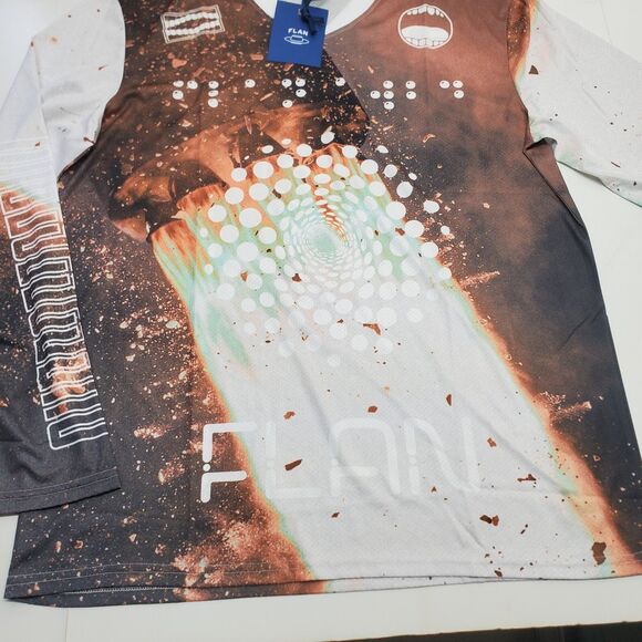 FLAN LABS Rocket Soccer Jersey Mens XL Graphics Breathable Lightweight NWT - Picture 3 of 11